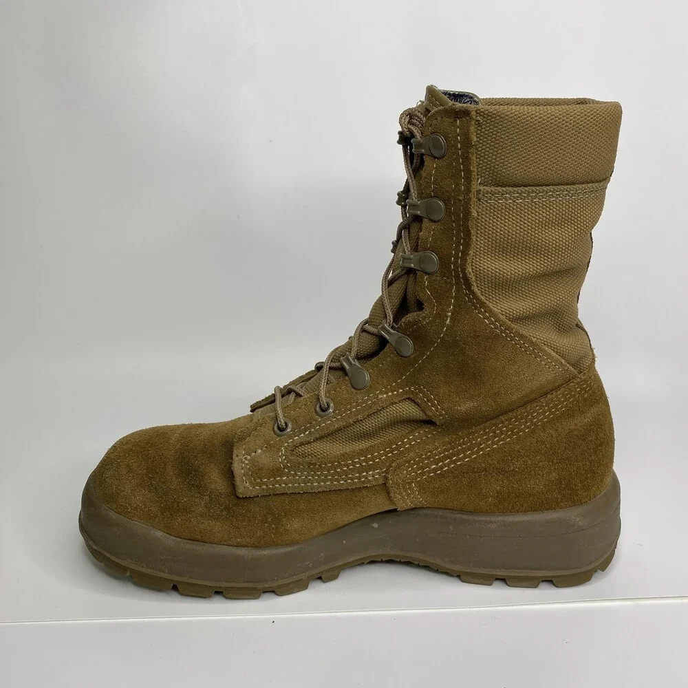 Belleville Boots Mens Size 6 Extra Wide Tan Gore-Tex Waterproof Vibram Military